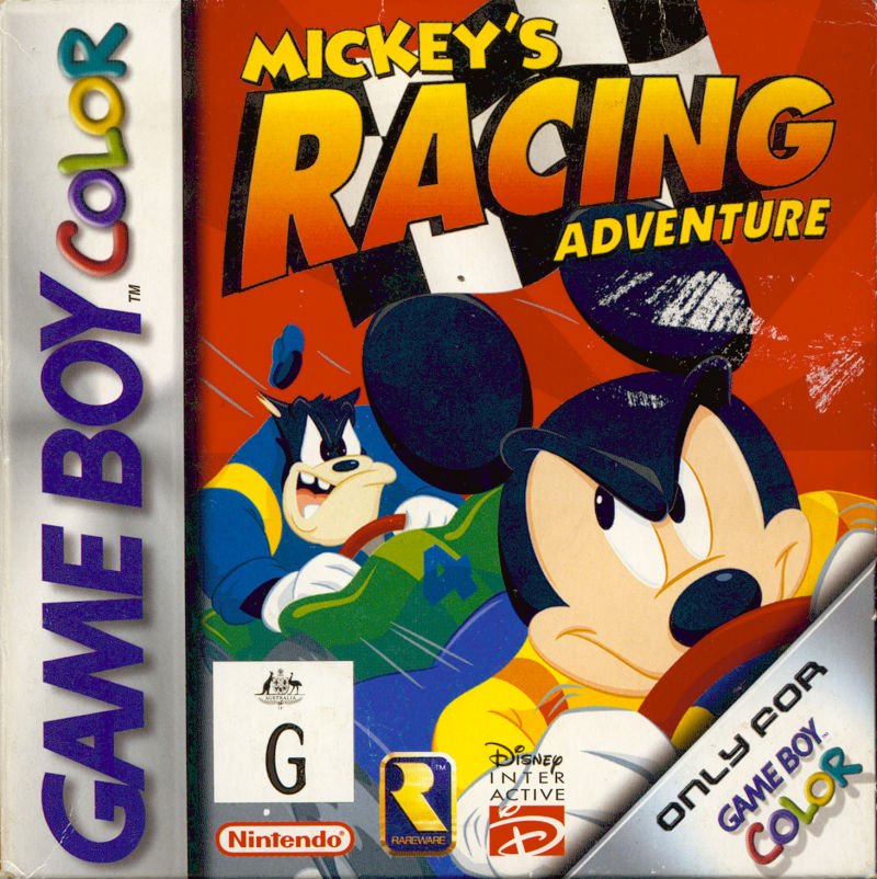 Capa do jogo Mickeys Racing Adventure